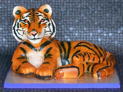 Tiger - Cake by Gardner Cakes