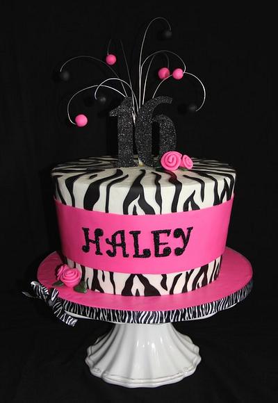 Haley's 16th birthday - Cake by SweetdesignsbyJesica