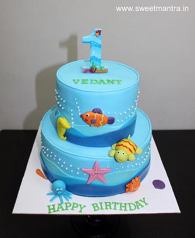 Underwater tier cake - Cake by Sweet Mantra Homemade Customized Cakes Pune