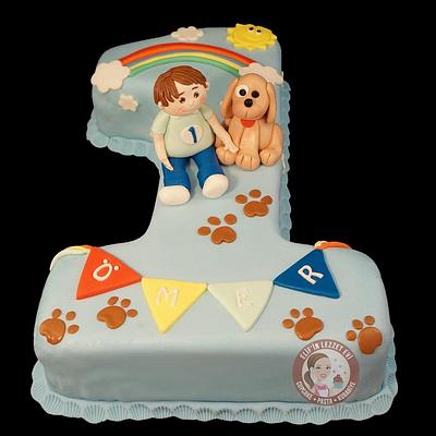 1st year cake - Cake by elifinlezzetevi