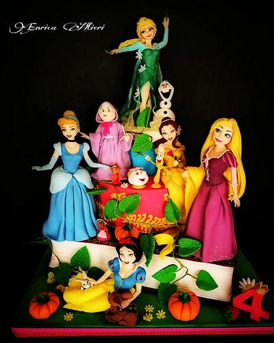 Cake tag: principesse disney - CakesDecor