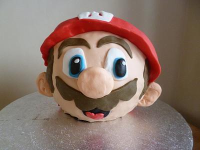 Mario Cake and Cupcakes - Cake by Widgie