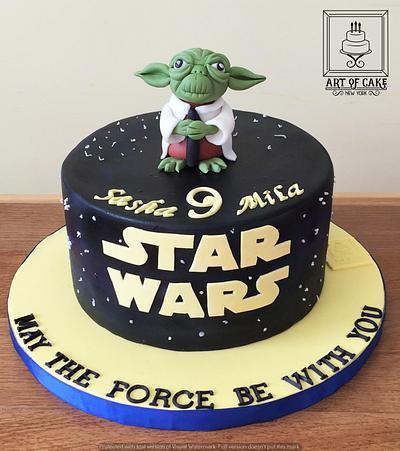 Star Wars Yoda Cake - Cake by Akademia Tortu - Magda Kubiś