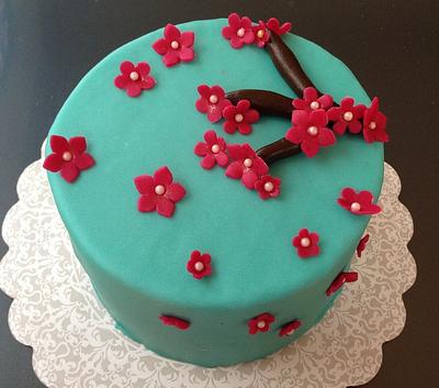 Cherry blossom  - Cake by Ifrah