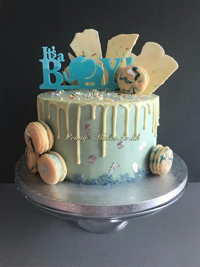 Baby Blue cake!  - Cake by Popsue