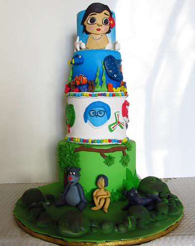 Disney Darlings - Cake by Monika Srivastava