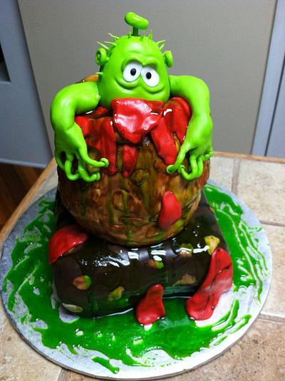 An alien cake - Cake by Tetyana
