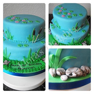 Duck pond cake - Cake by Laura Estcourt