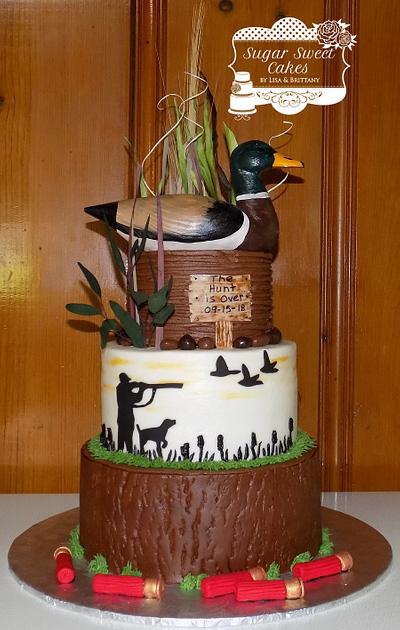 Duck Hunter Grooms - Cake by Sugar Sweet Cakes