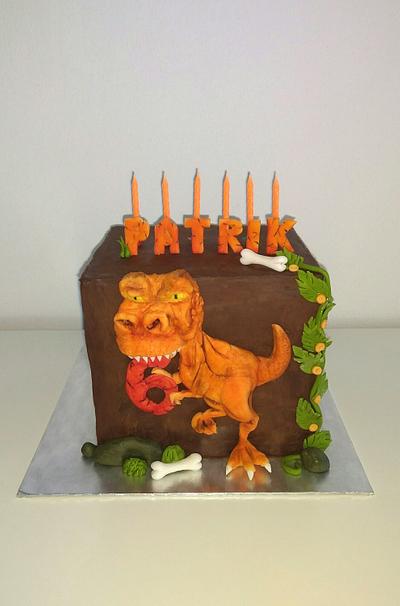 Dino cake - Cake by prunee