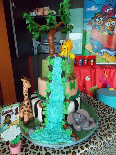 Safari themed cake - Cake by Ghen