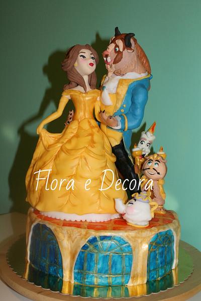 Beauty and the Beast - Cake by Flora e Decora
