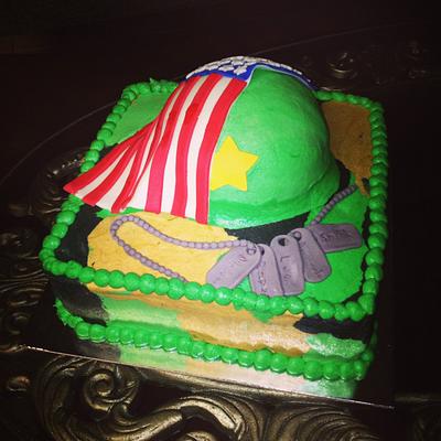 Army cake - Cake by Teresa James