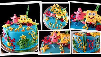 spongebob - Cake by kasiaaaaa