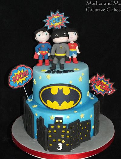 Cute Super Hero Cakes - Cake by Mother and Me Creative Cakes