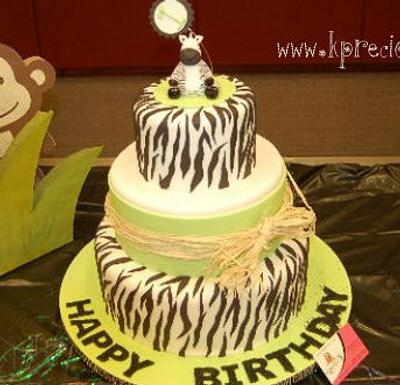 Zebra cake - Cake by Monika Zaplana