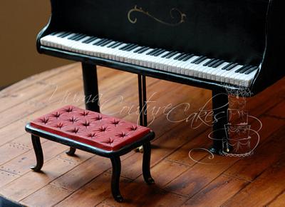 Baby Grand Piano - Cake by Jamie Hoffman