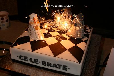 Dalek Birthday Cake - Cake by Moon & Me Cakes