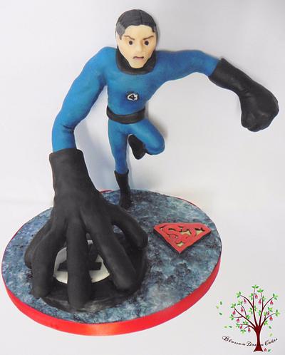 Mr Fantastic 'SuperJosh' collaboration - Cake by Blossom Dream Cakes - Angela Morris