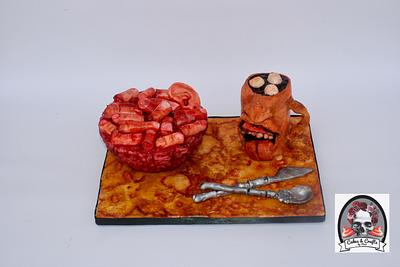 Sadistic Cannibal - Sugar Spooks 2016 - Cake by Cakes & Crafts by Kass 