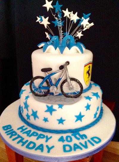 40th Birthday Cake - Cake by Nanna Lyn Cakes