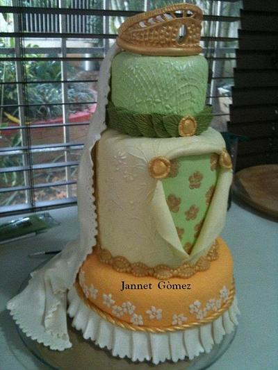WEEDING CAKE JANNET GòMEZ CAKE DESIGNER - Cake by Jannet Gòmez