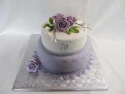 Lilac elegance - Cake by akve