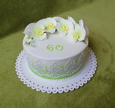 orchid cake - Cake by MoMa