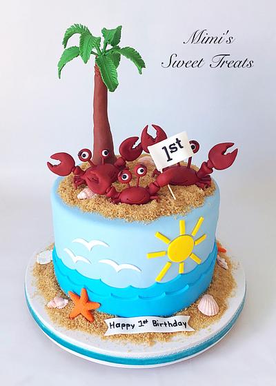 Crabby Birthday!! - Cake by MimisSweetTreats