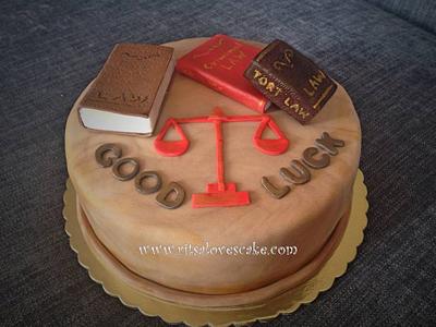 Law Cake - Cake by Ritsa Demetriadou