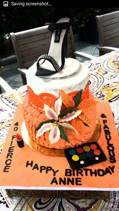 Birthday shoe cake - Cake by Kiki2cute