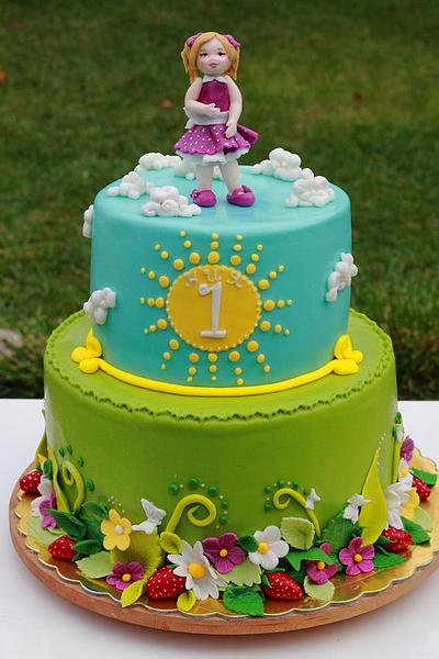 First birthday cake - Cake by laskova
