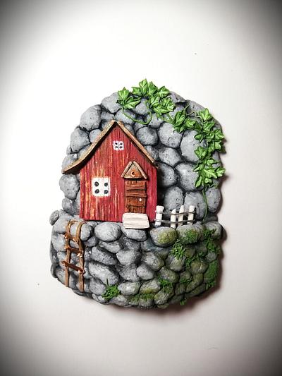 Little Red House - Cake by Cookies by Joss 