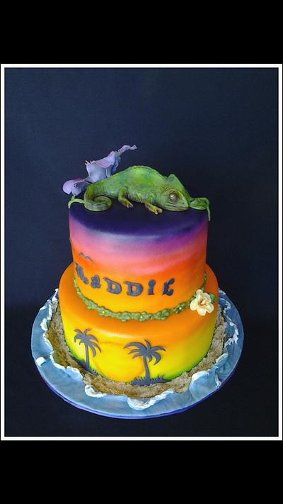 Tropical Sunset - Cake by Suzie Wilcox