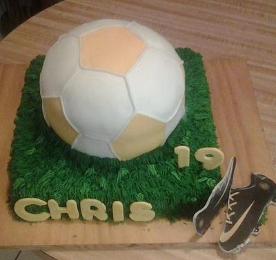 Soccer Theme - Cake by maribel