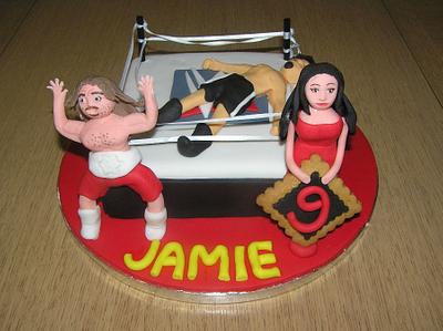 WWE wrestling cake - Cake by Barbora Cakes