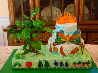 The Very Hungry Caterpillar - Cake by Cindy Casper