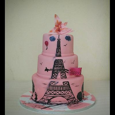 Eiffel towel - Cake by nef_cake_deco