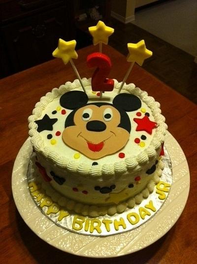 Mickey Mouse Birthday Cake - Cake by Vilma