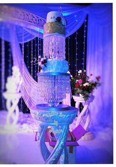 Crystal Stands - Cake by sophia haniff