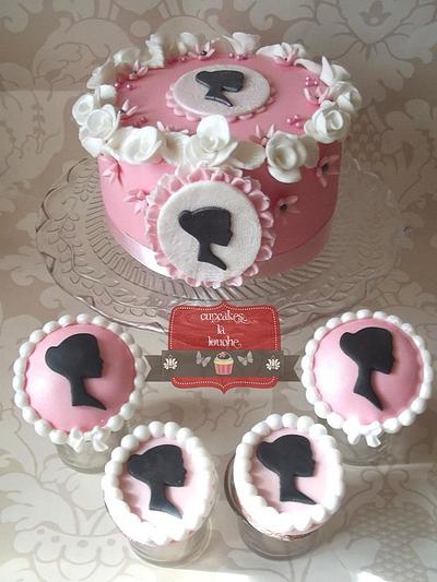 The mysterious girl collection. - Cake by Cupcakes la louche wedding & novelty cakes