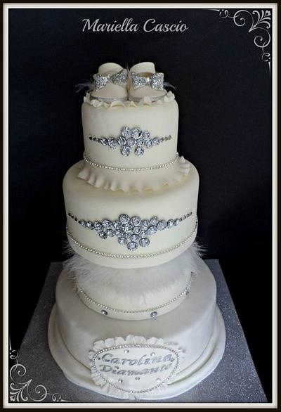 diamont cake  - Cake by Mariella Cascio