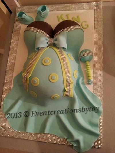 Pregnant Belly Cake - Cake by Teezy