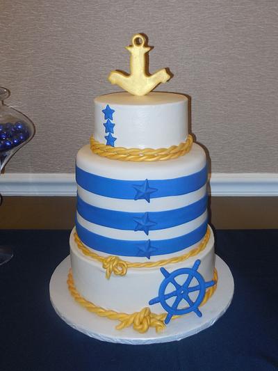 Nautical Themed Birthday Cake - Cake by DaniellesSweetSide