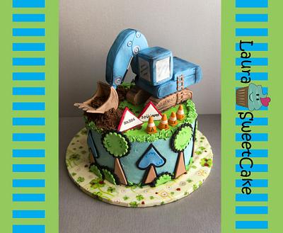 Excavator Cake - Cake by Laura Dachman