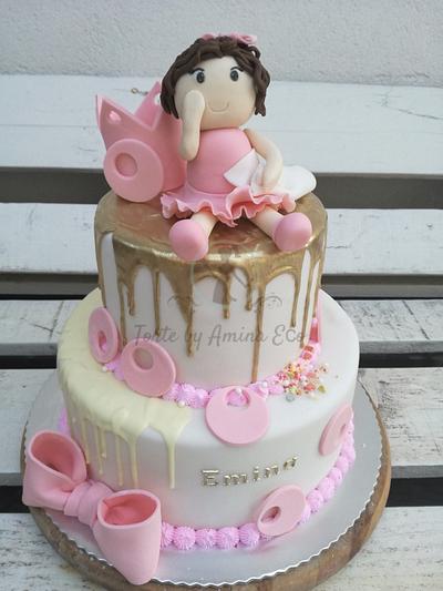 Emina's 1st Birthday cake - Cake by Torte by Amina Eco