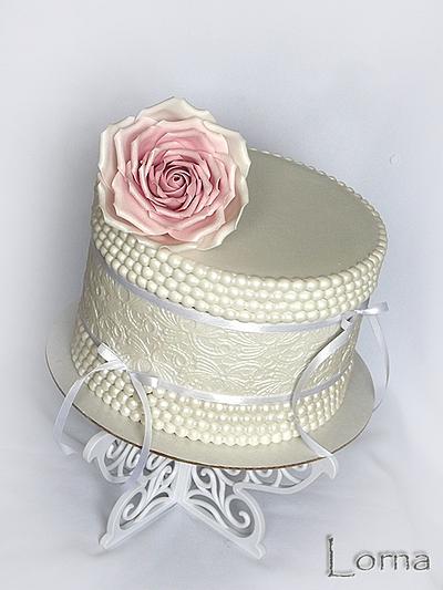 Vintage birthday cake.. - Cake by Lorna