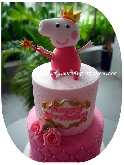 Peppa Pig Fairy Cake - Cake by mynaughtyoven