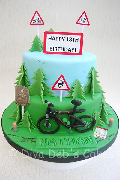 Mountain Bike Cake - Cake by Deborah Roberts