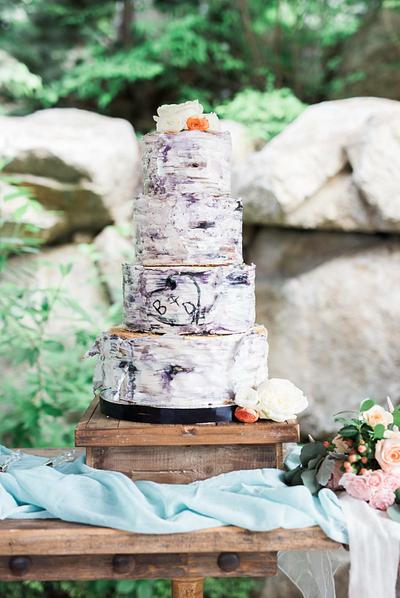 Birchwood wedding - Cake by Christine